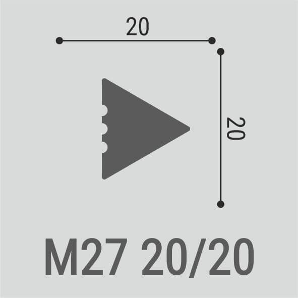 Молдинг М27 20/20 Дюрополимер — изображение 2